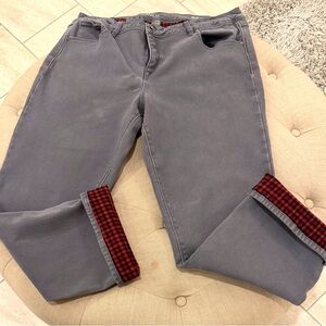 Natural Reflections Flannel Lined Jeans